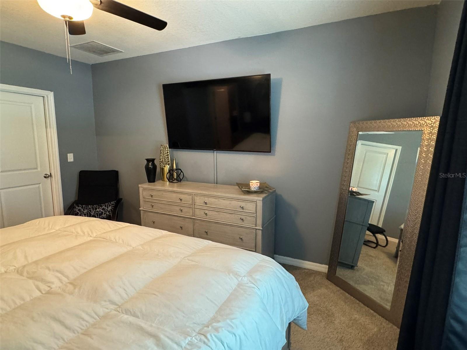 Primary bedroom with en suite bath