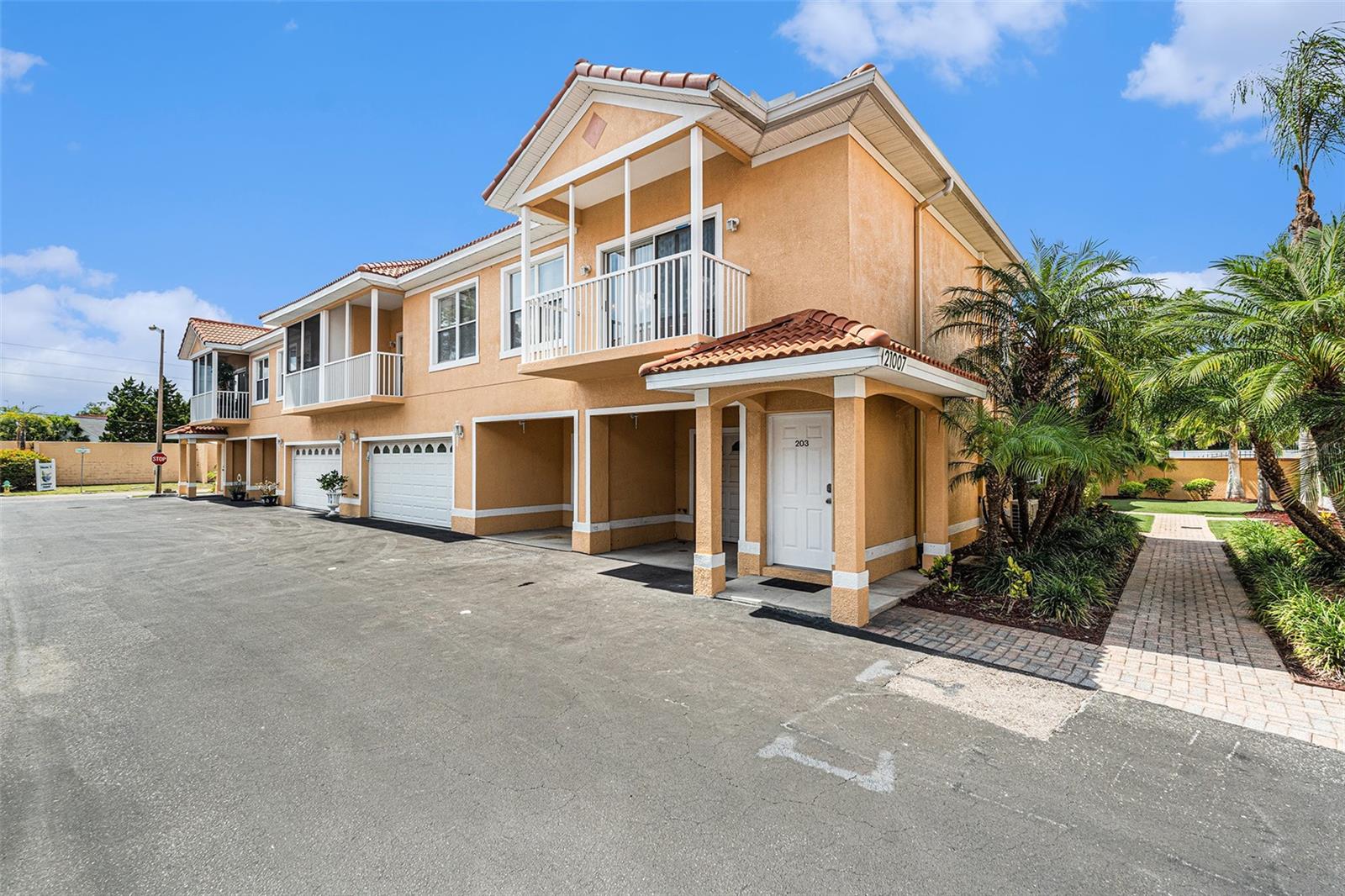 Corner unit on the second floor ensures privacy
