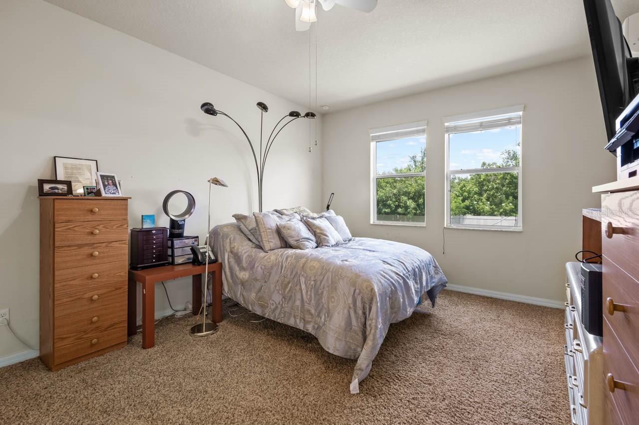 Primary bedroom with private view (no rear neighbors)
