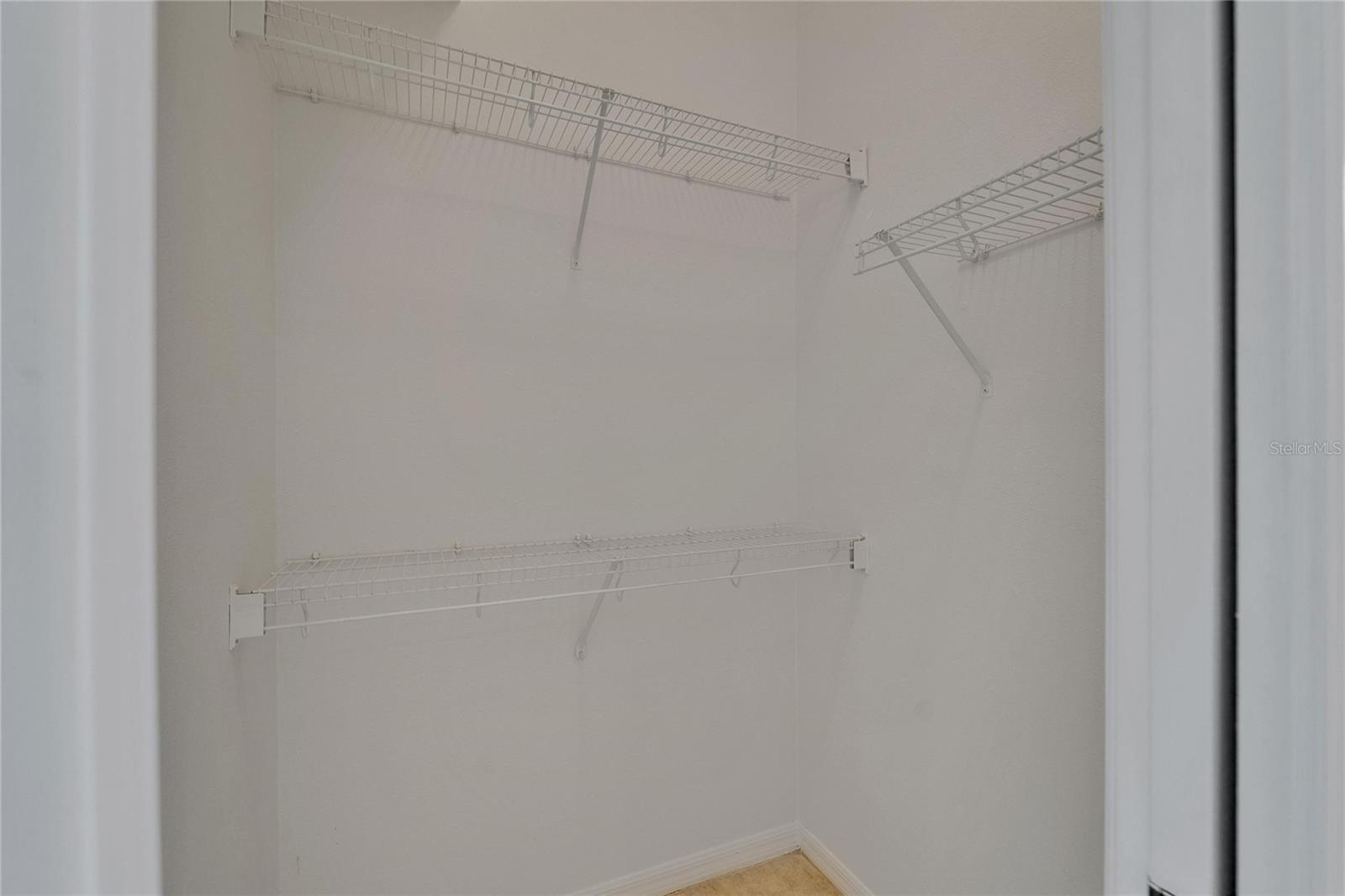 Dual walk in closets