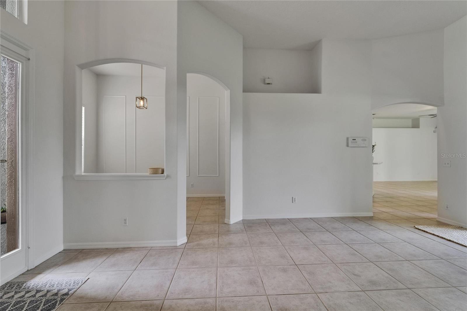 Dining room and kitchen pass throughs