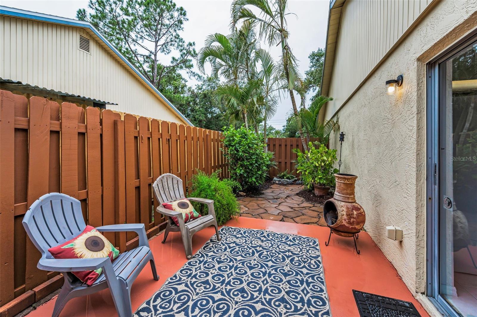Your own patio.