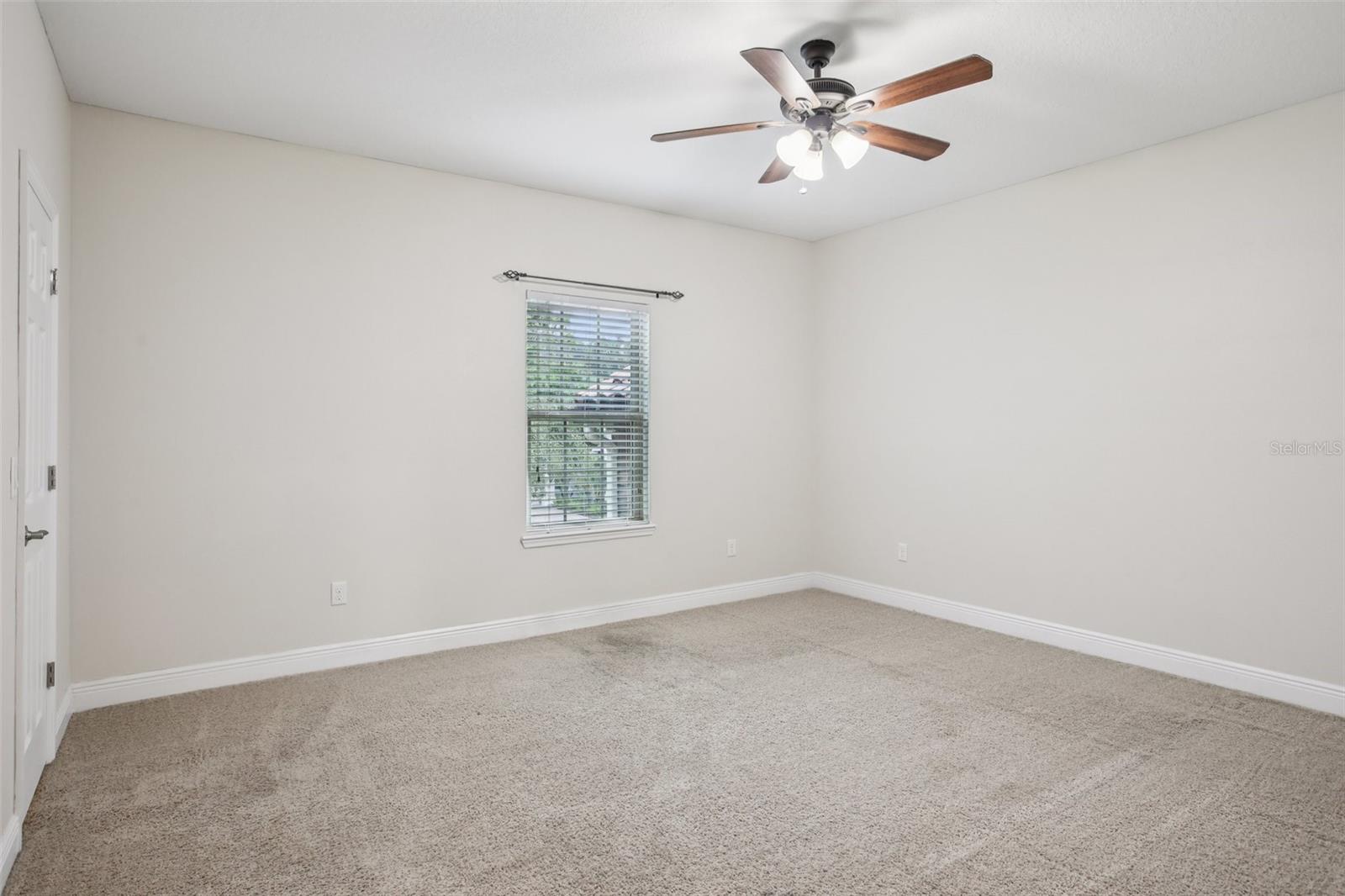 Spacious upper-level bedroom