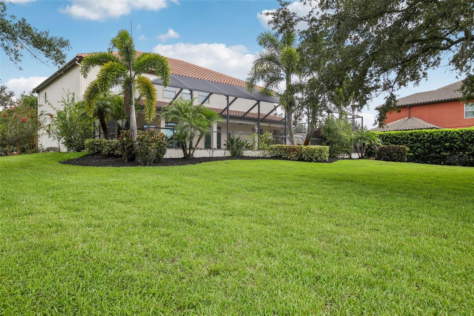 Nearly half-acre private backyard retreat