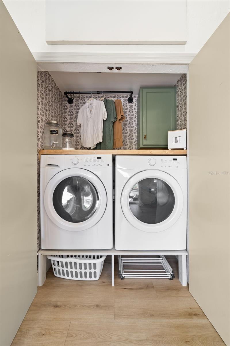 Indoor Laundry Area