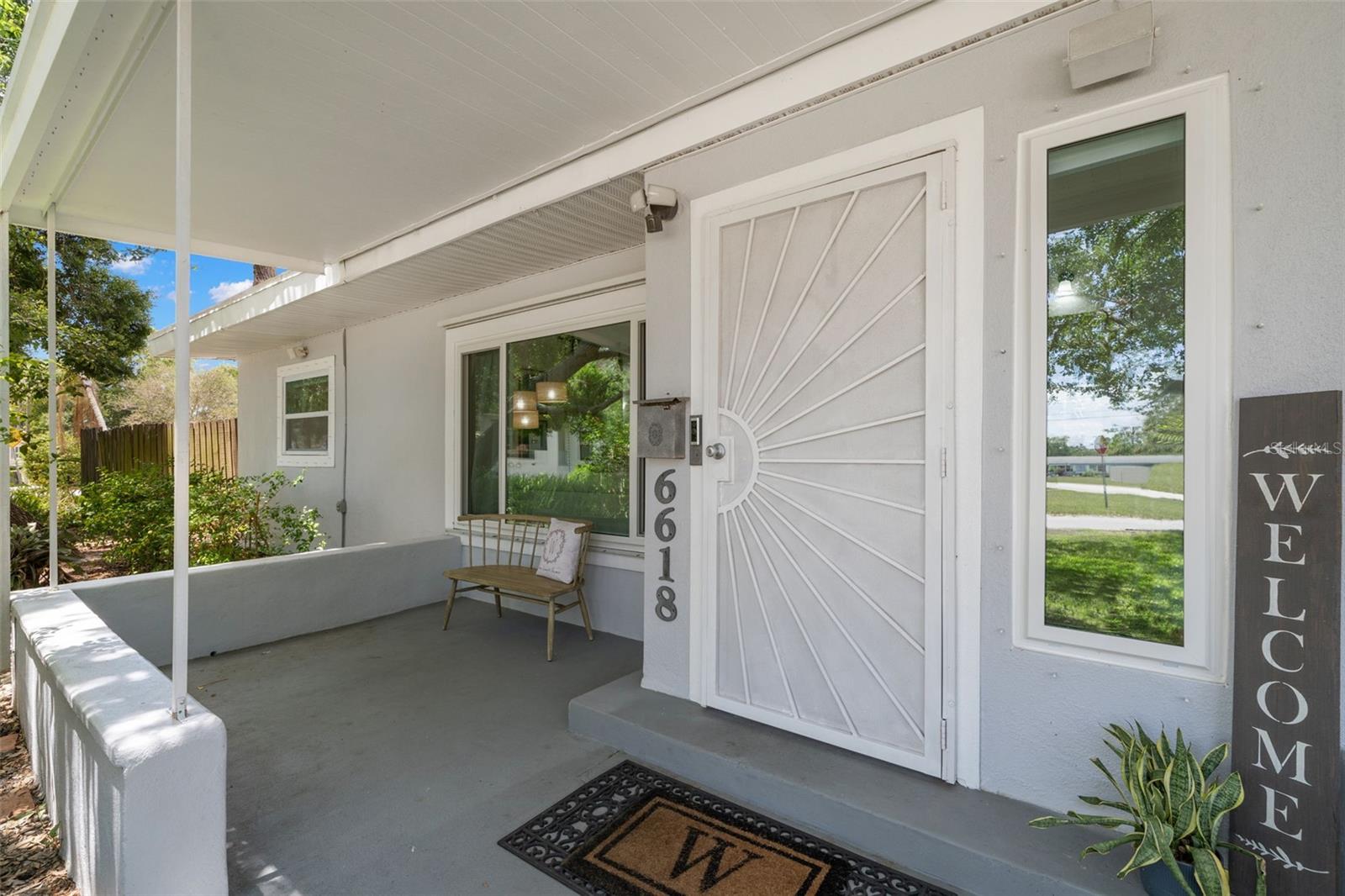 Front Porch Rocking Area