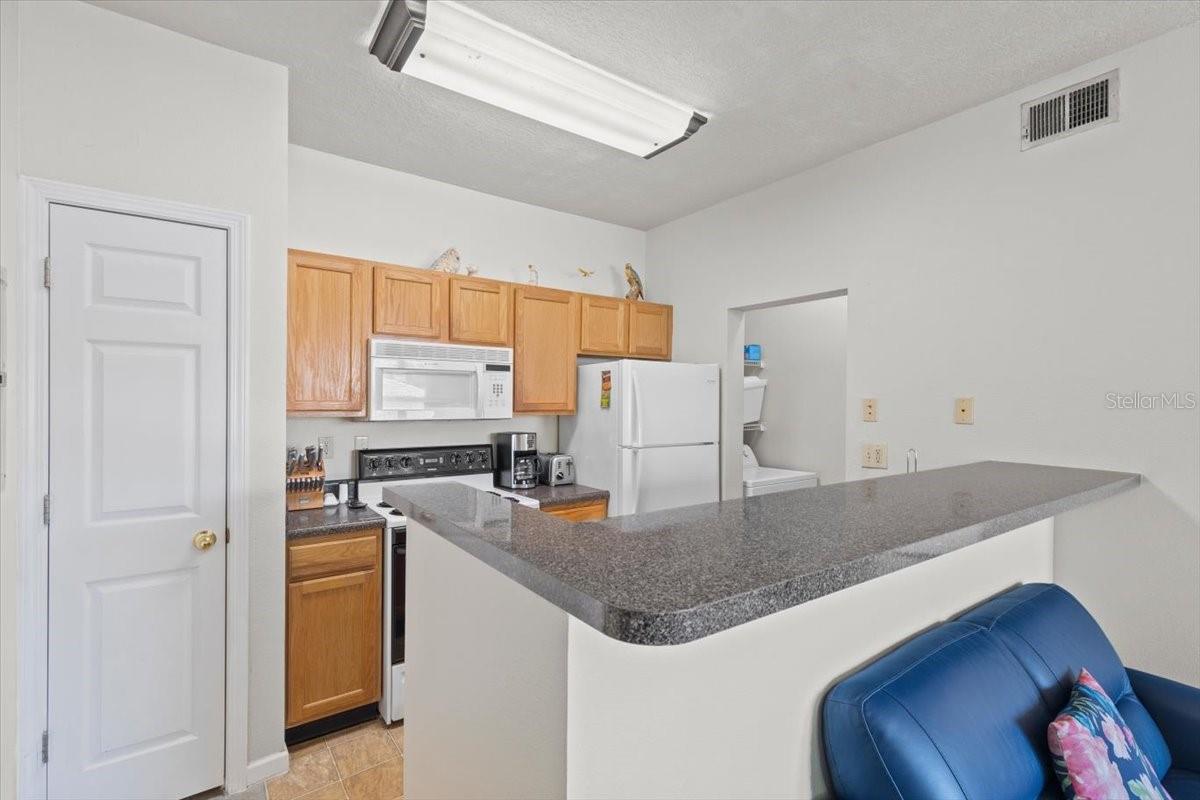 Kitchen with pantry!