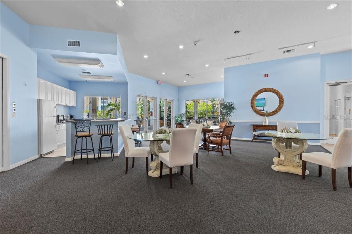 Beautiful clubhouse with full kitchen!