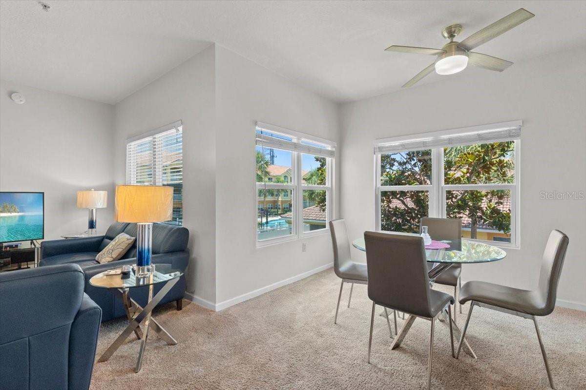 Lots of natural light and updated windows throughout