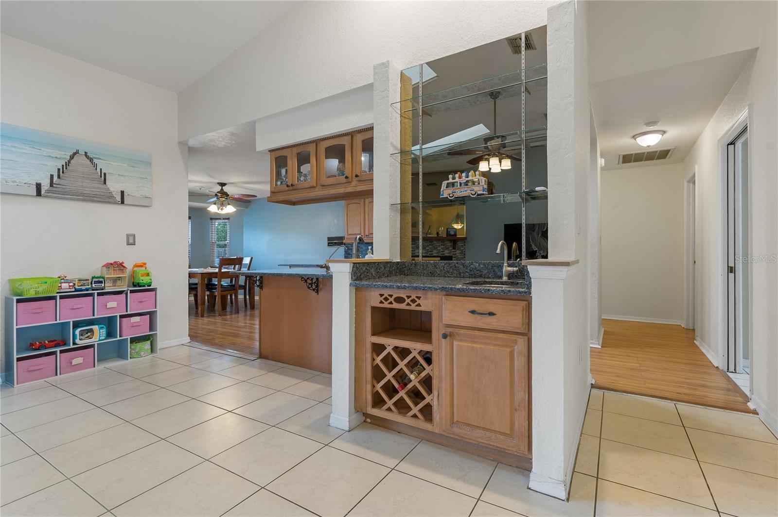 Wet Bar Area