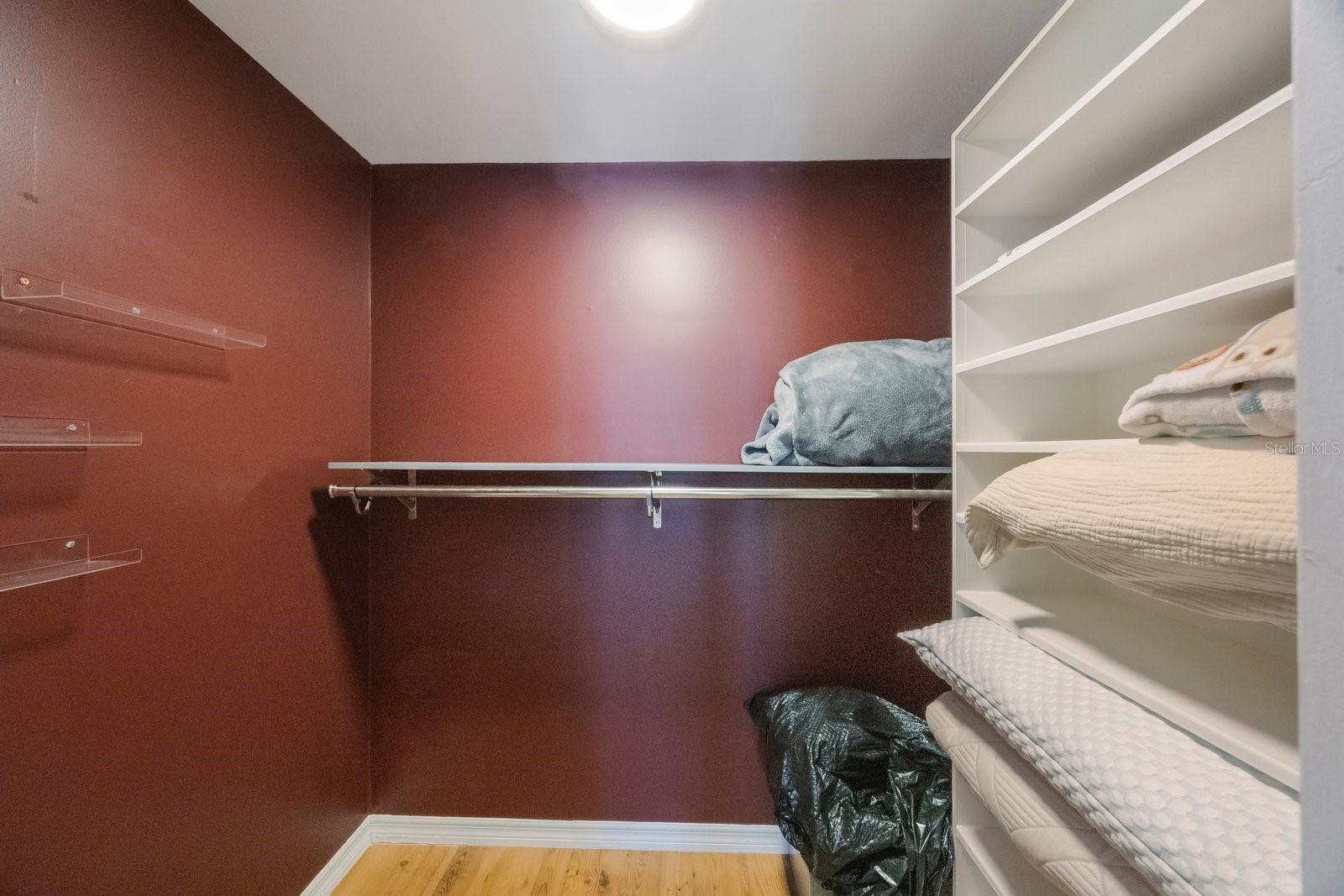 walk in closet in Master BR