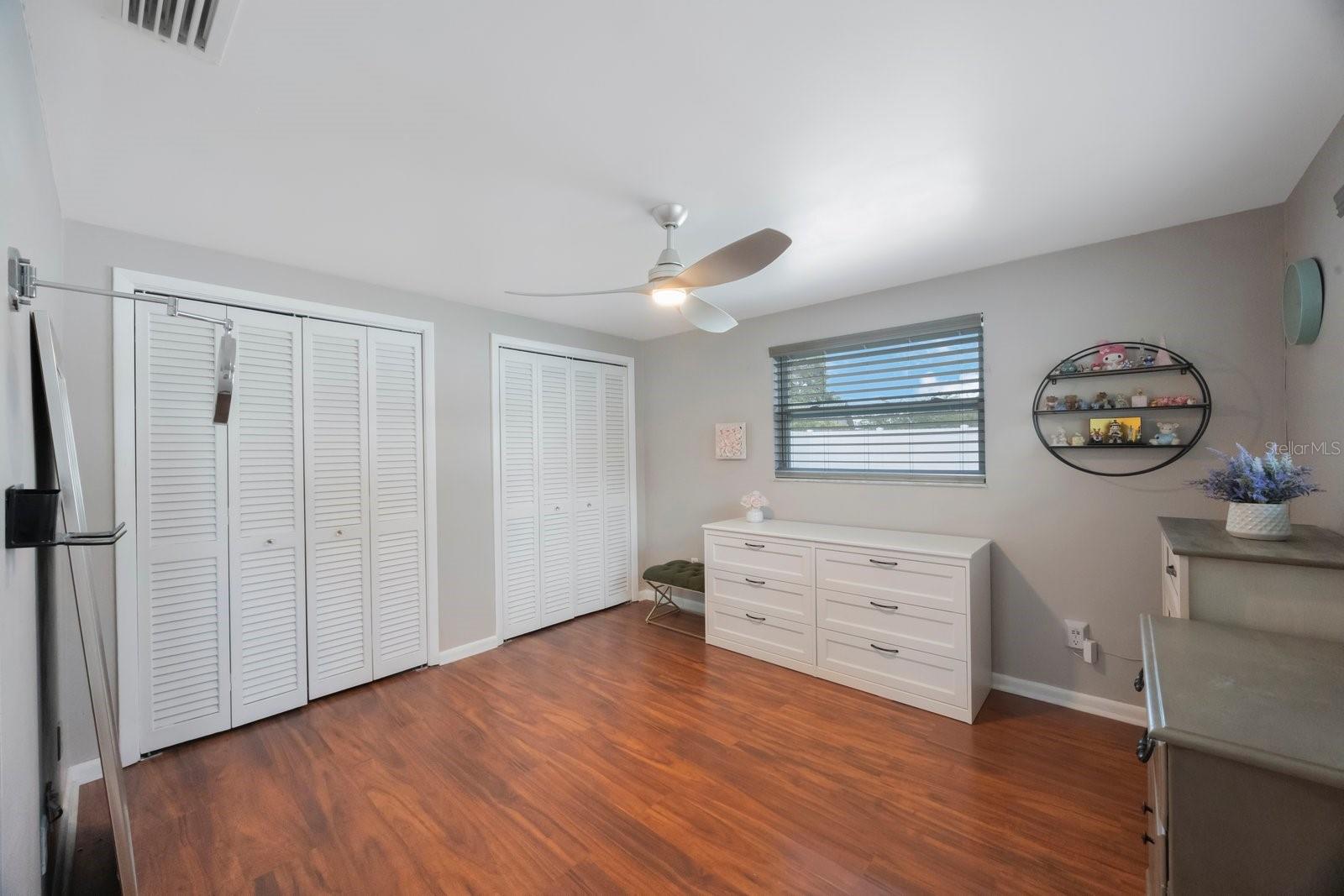 Bedroom #2 with double closet