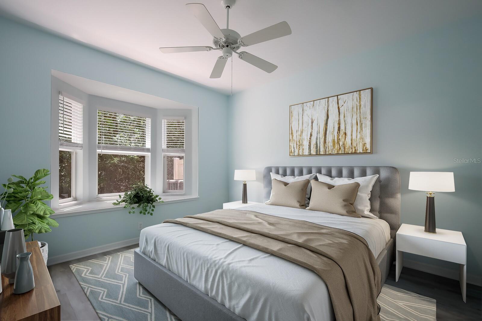 Vitual Staged Master Suite