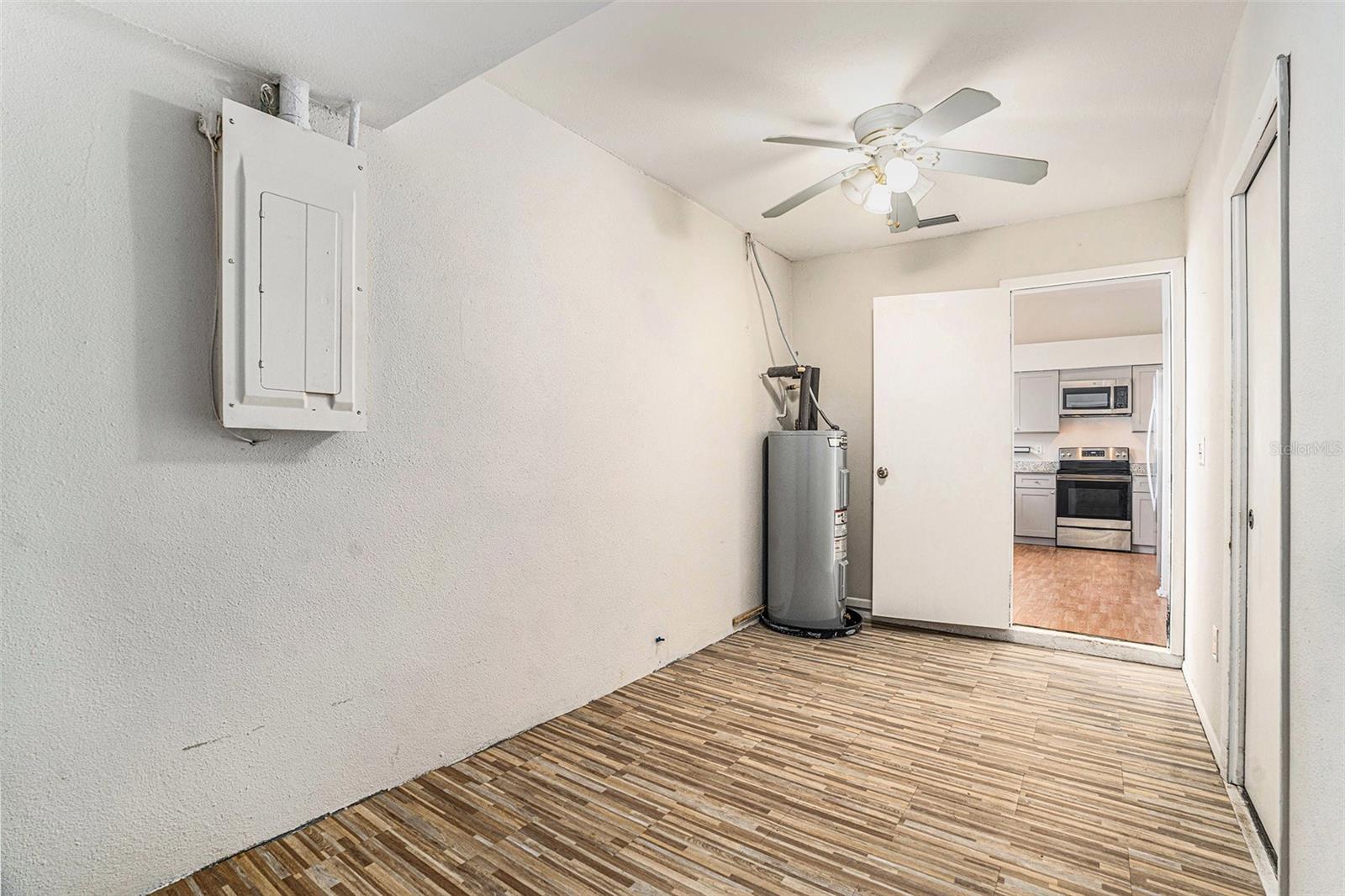 Partitioned Garage
