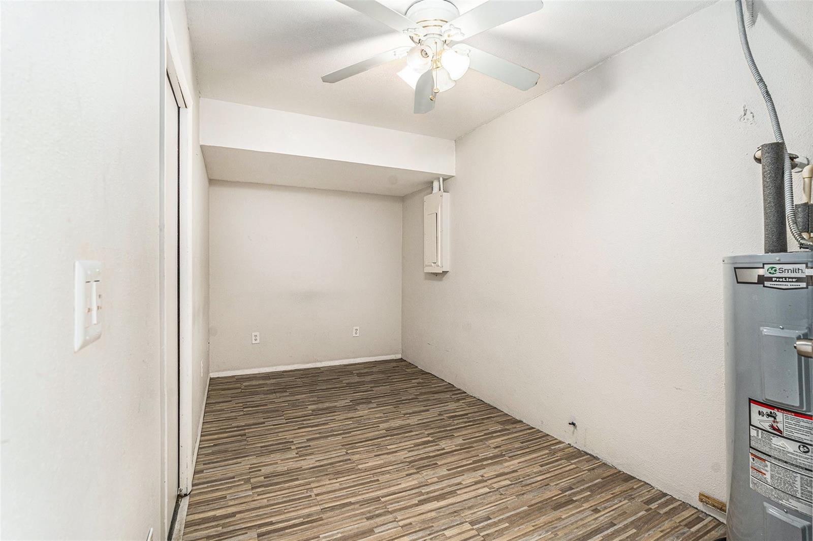 Partitioned Garage