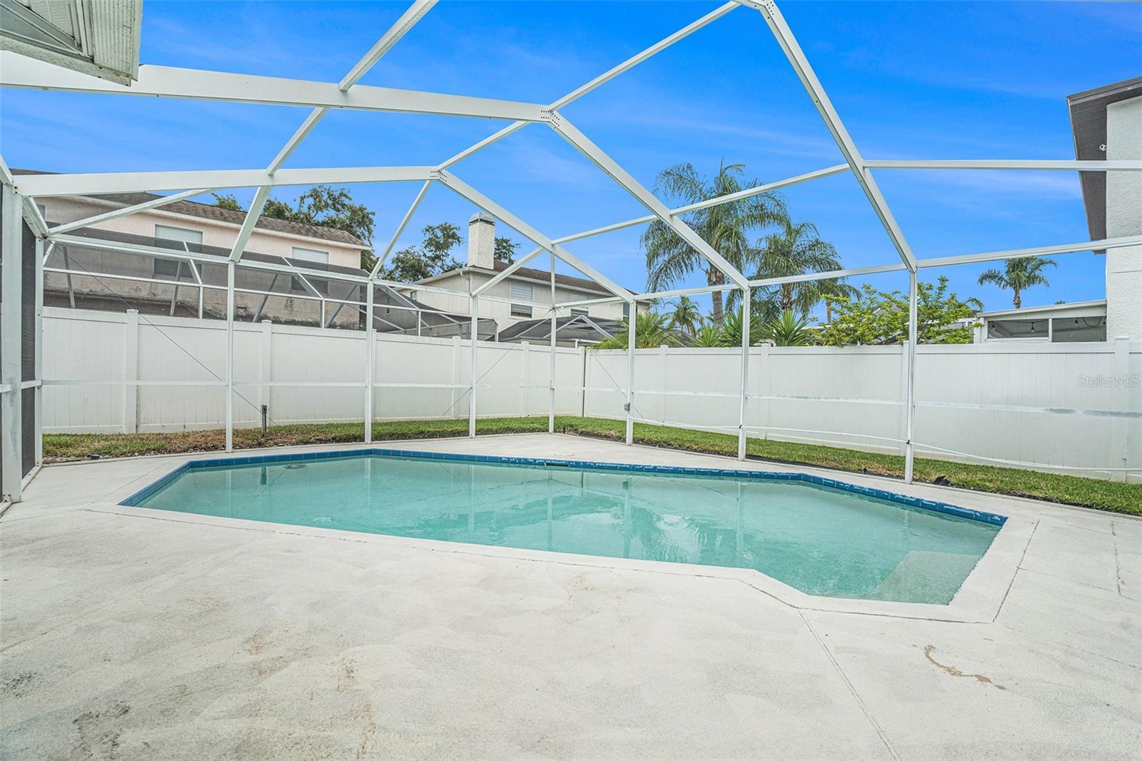 In ground pool with screen enclosure!