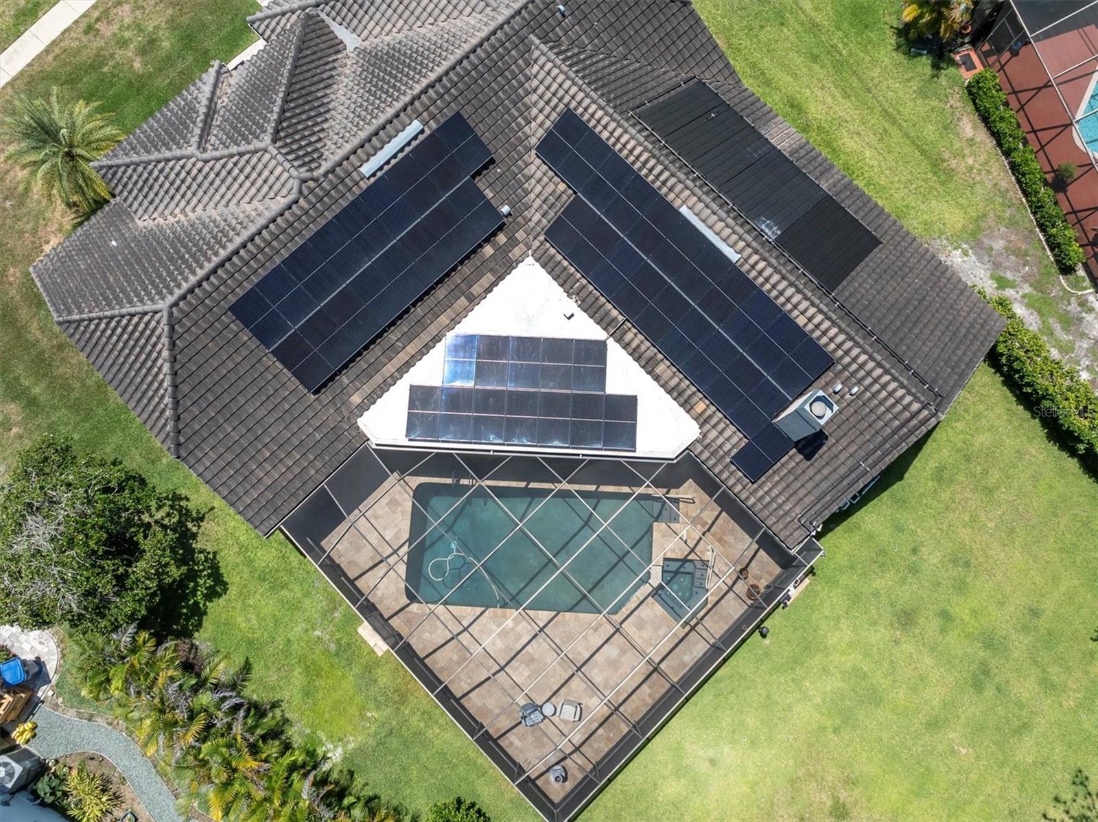 Aerial View and Whole Home Solar