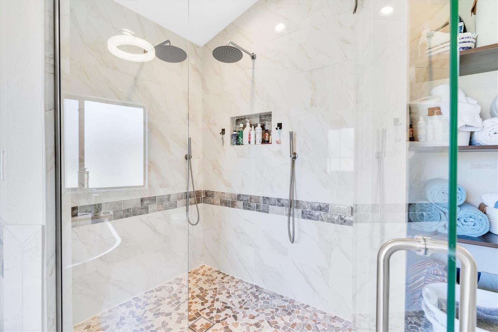 Primary Bath with walk-in shower