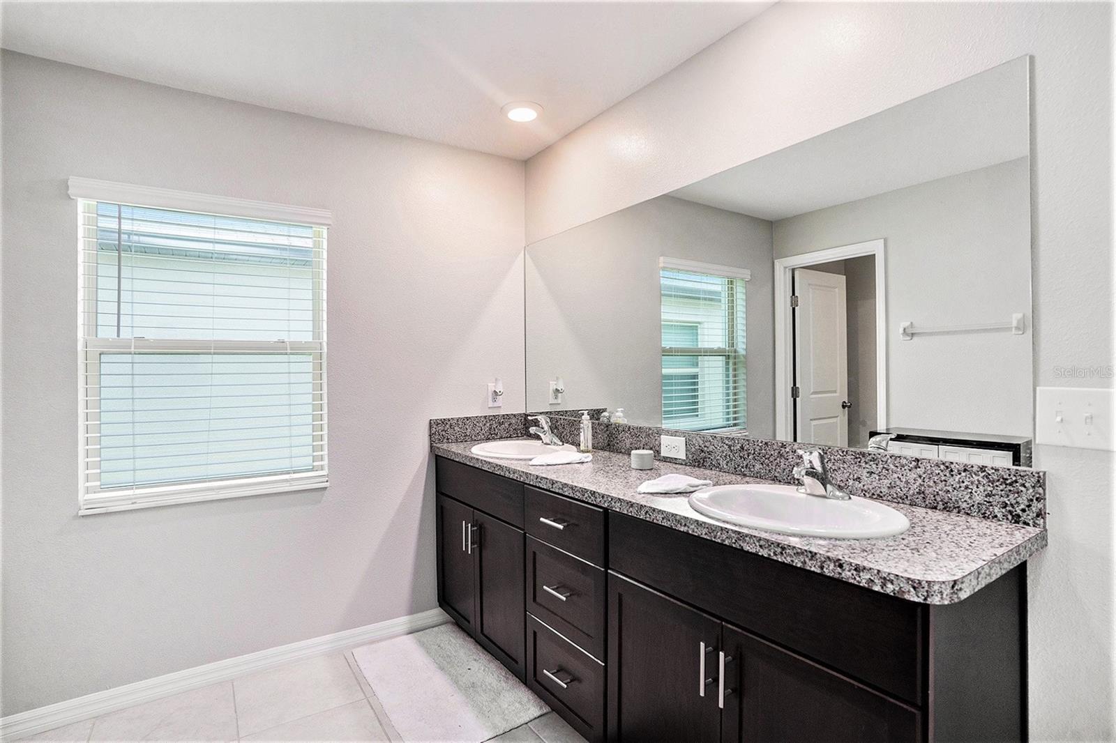 Double vanity sinks for daily ease