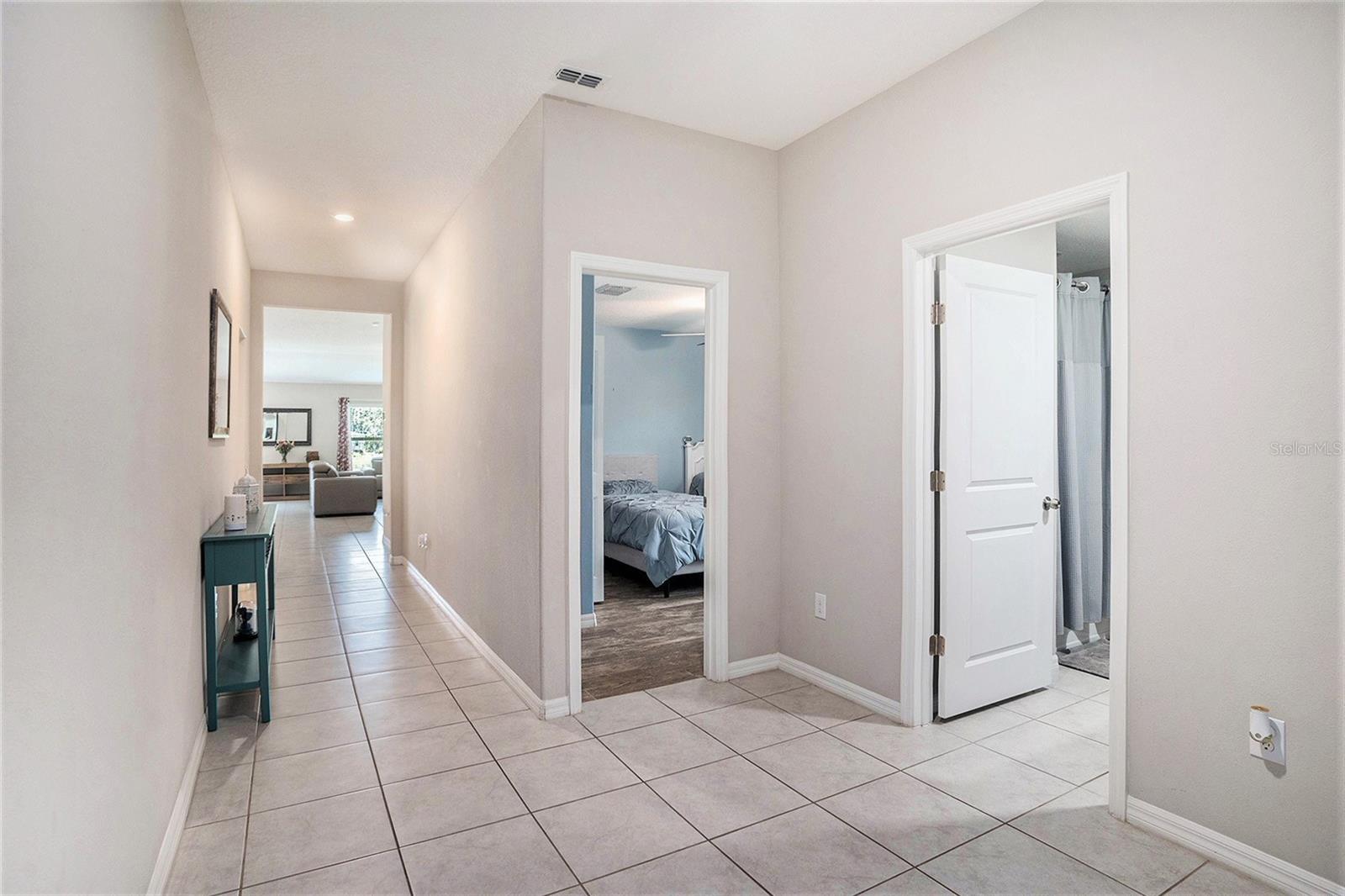 Front foyer of the home