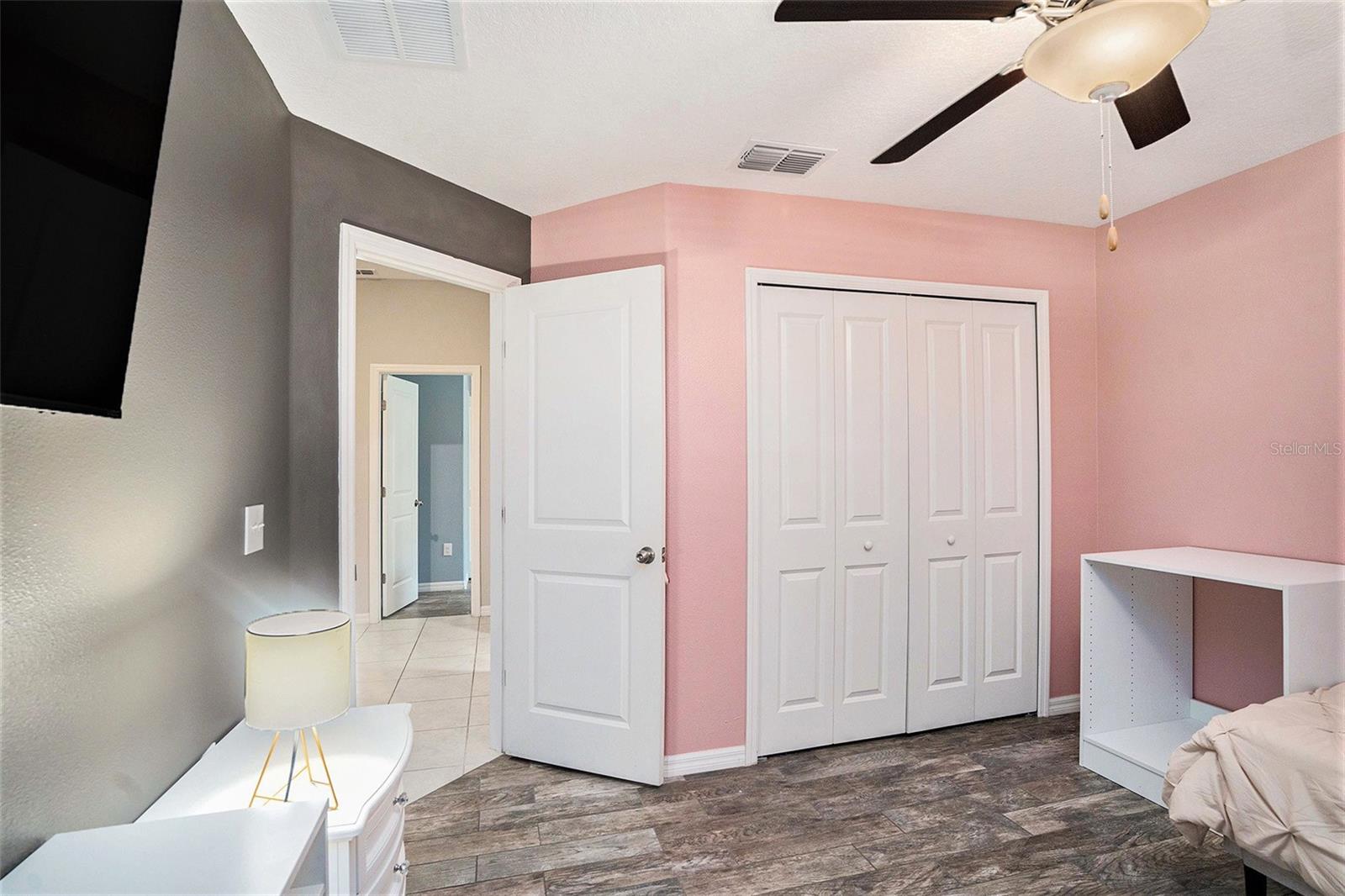 First bedroom in the front of the home