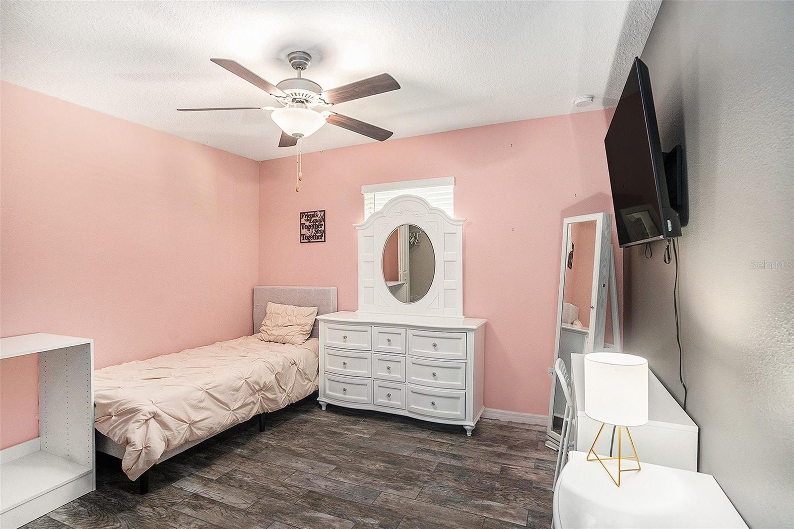 First bedroom in the front of the home