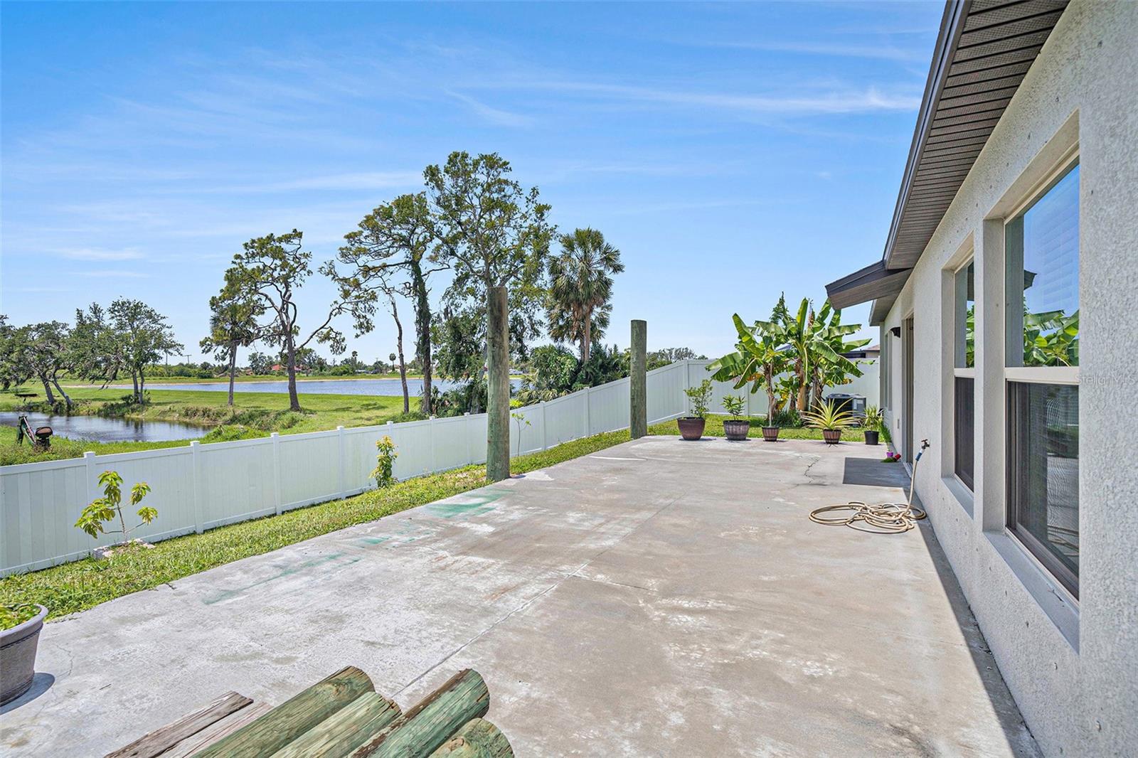 Beautiful backyard, add a canopy for a shaded retreat