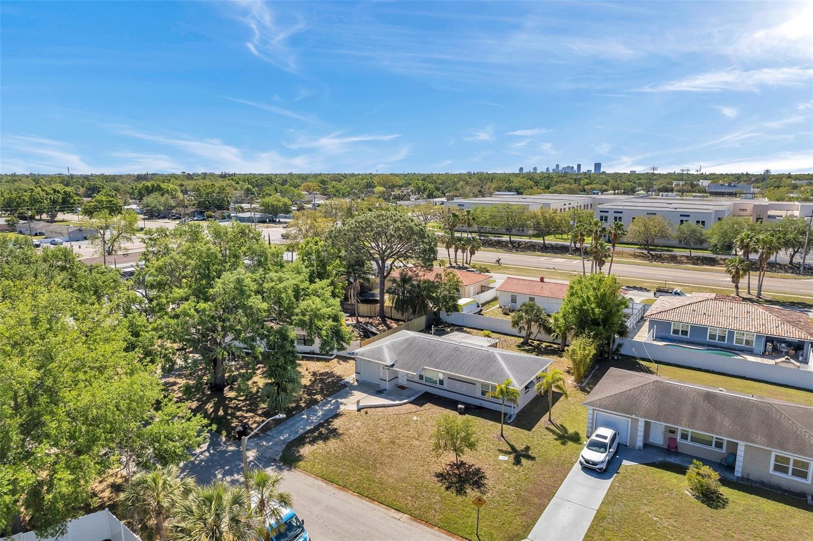 Notice DTSP (downtown St Pete) off in the not-too-far distance.