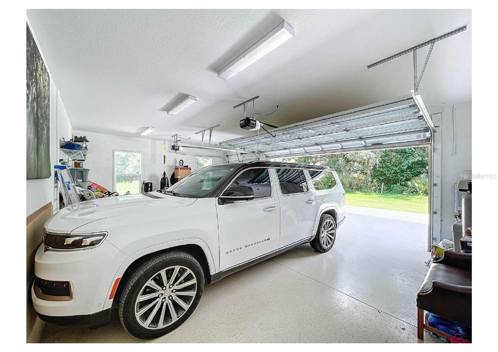 Spacious 3 car garage