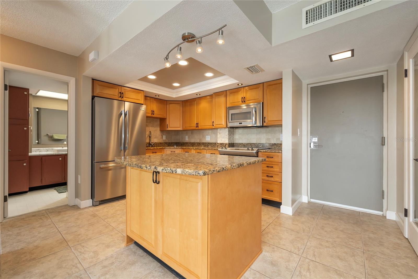 Front Door entry into kitchen