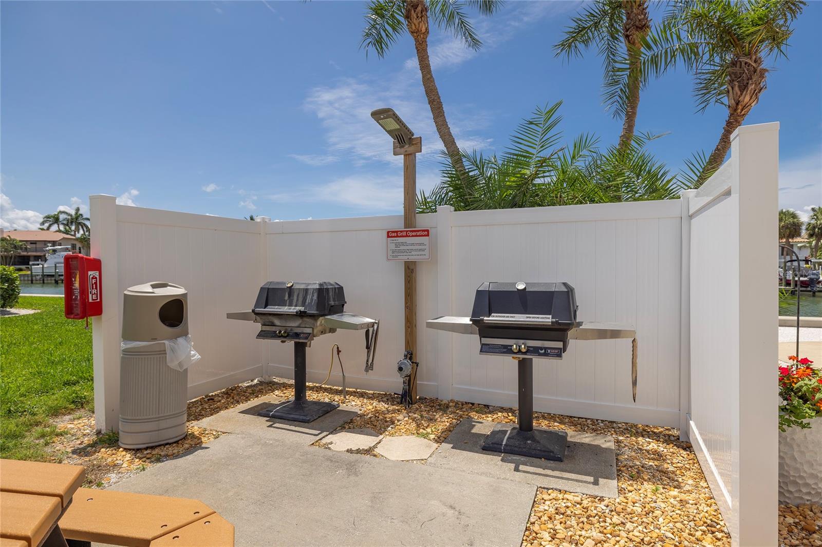 Grilling area