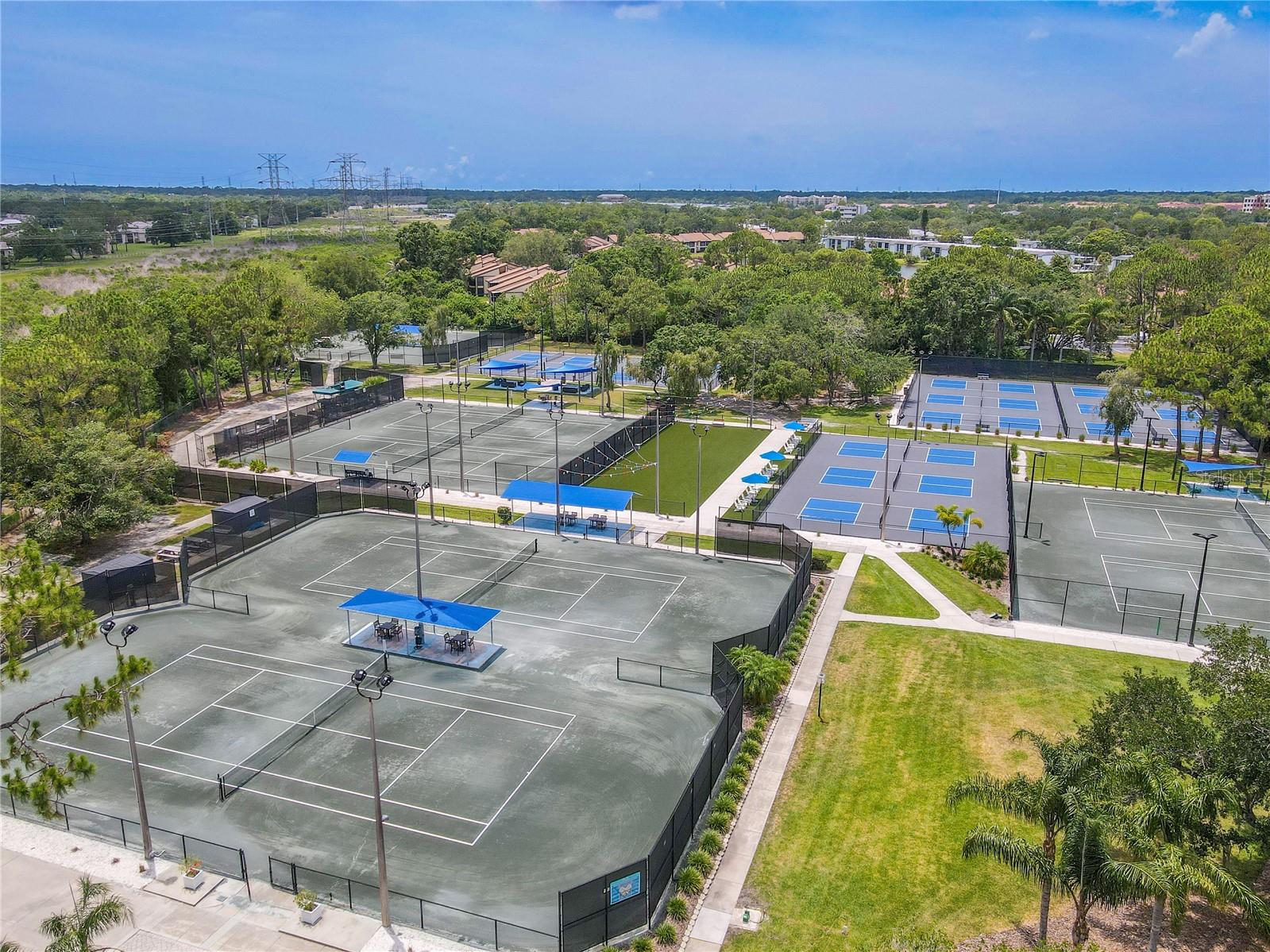 Tennis courts
