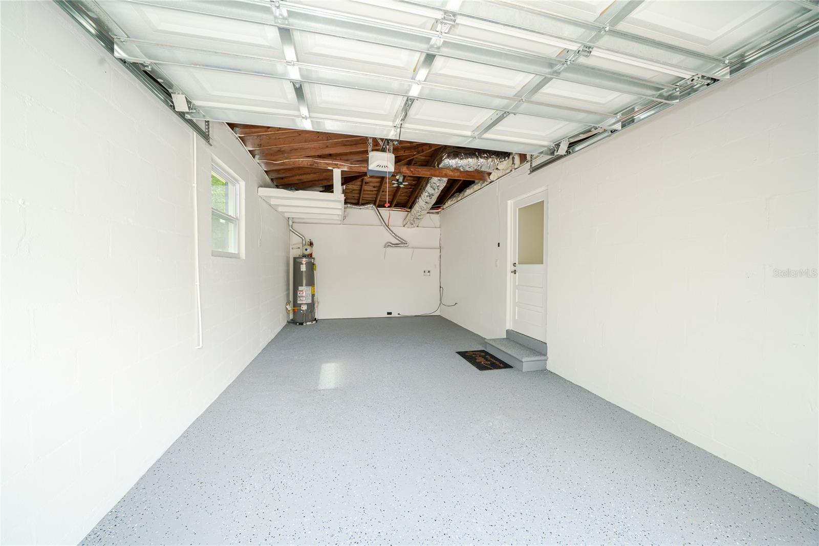 Garage: new door & opener and direct access into kitchen