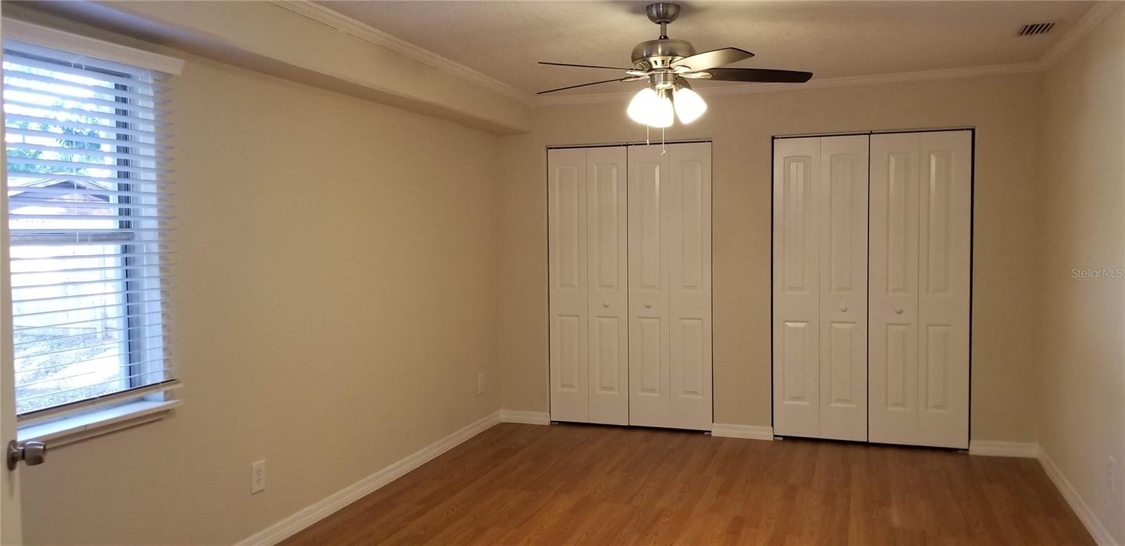 fourth bedroom with double closet
