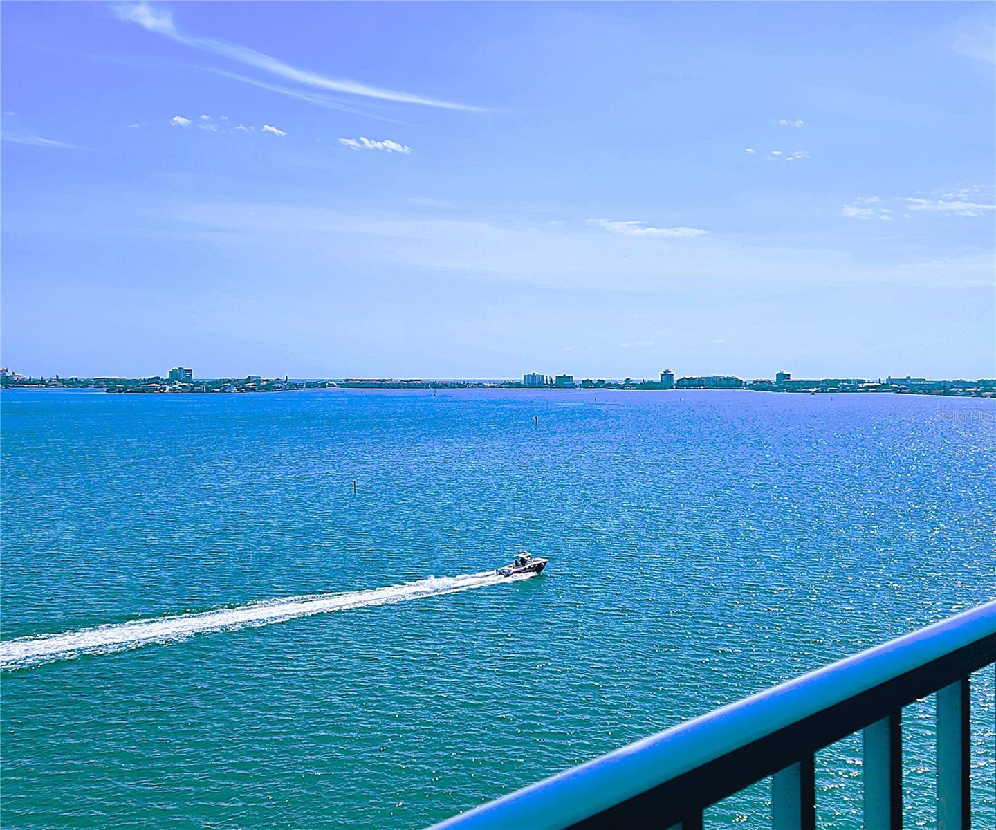 View of Boca Ciega Bay Aquatic Preserve & the Gulf from the balcony