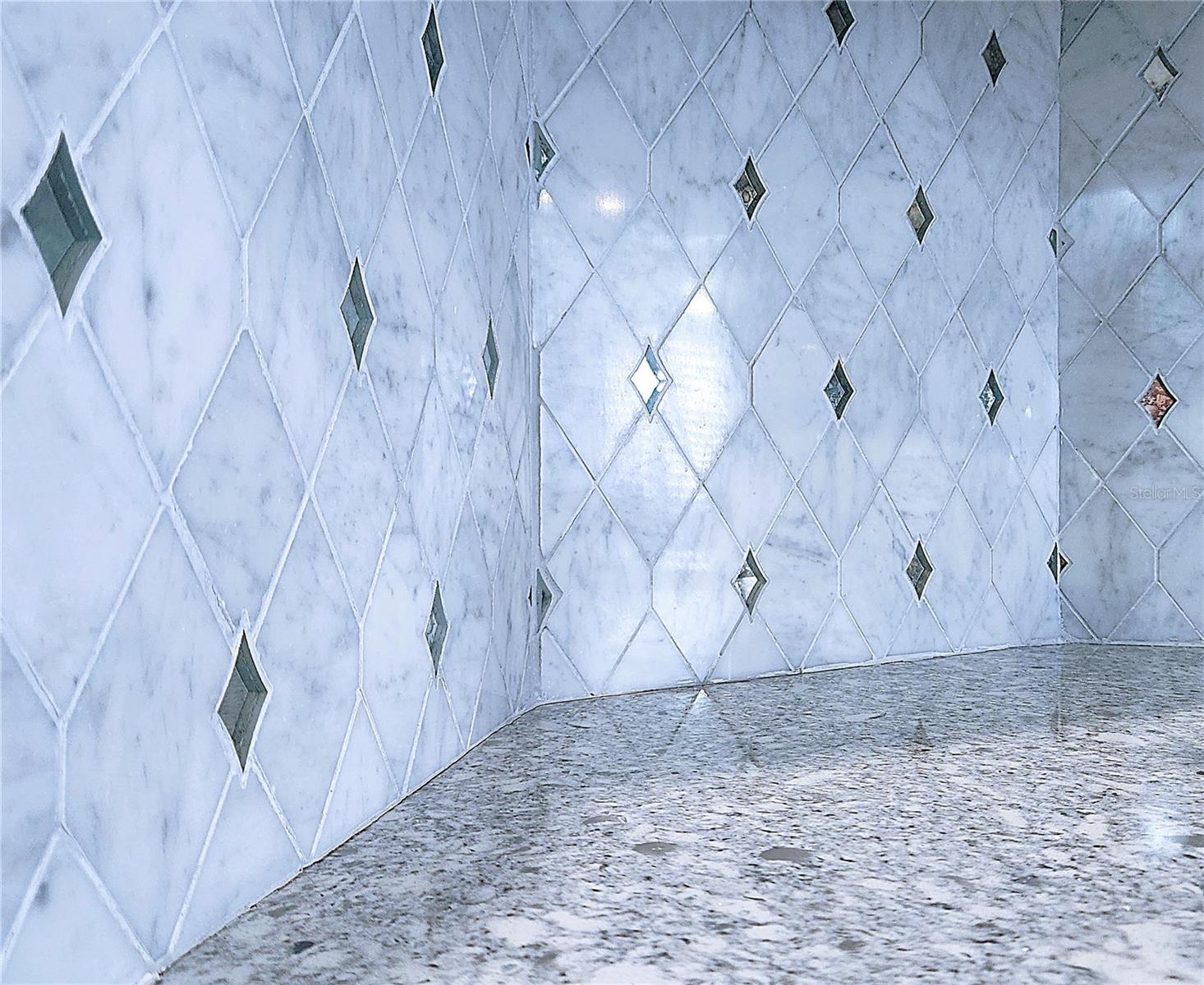 Gorgeous Kitchen Backsplash and granite countertops