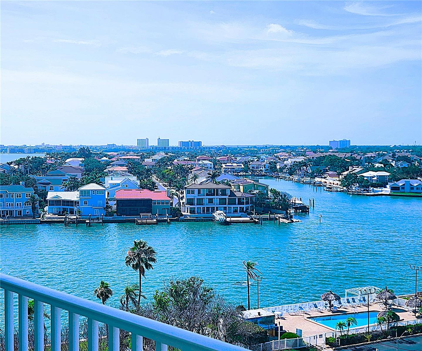 View from the front of the condo