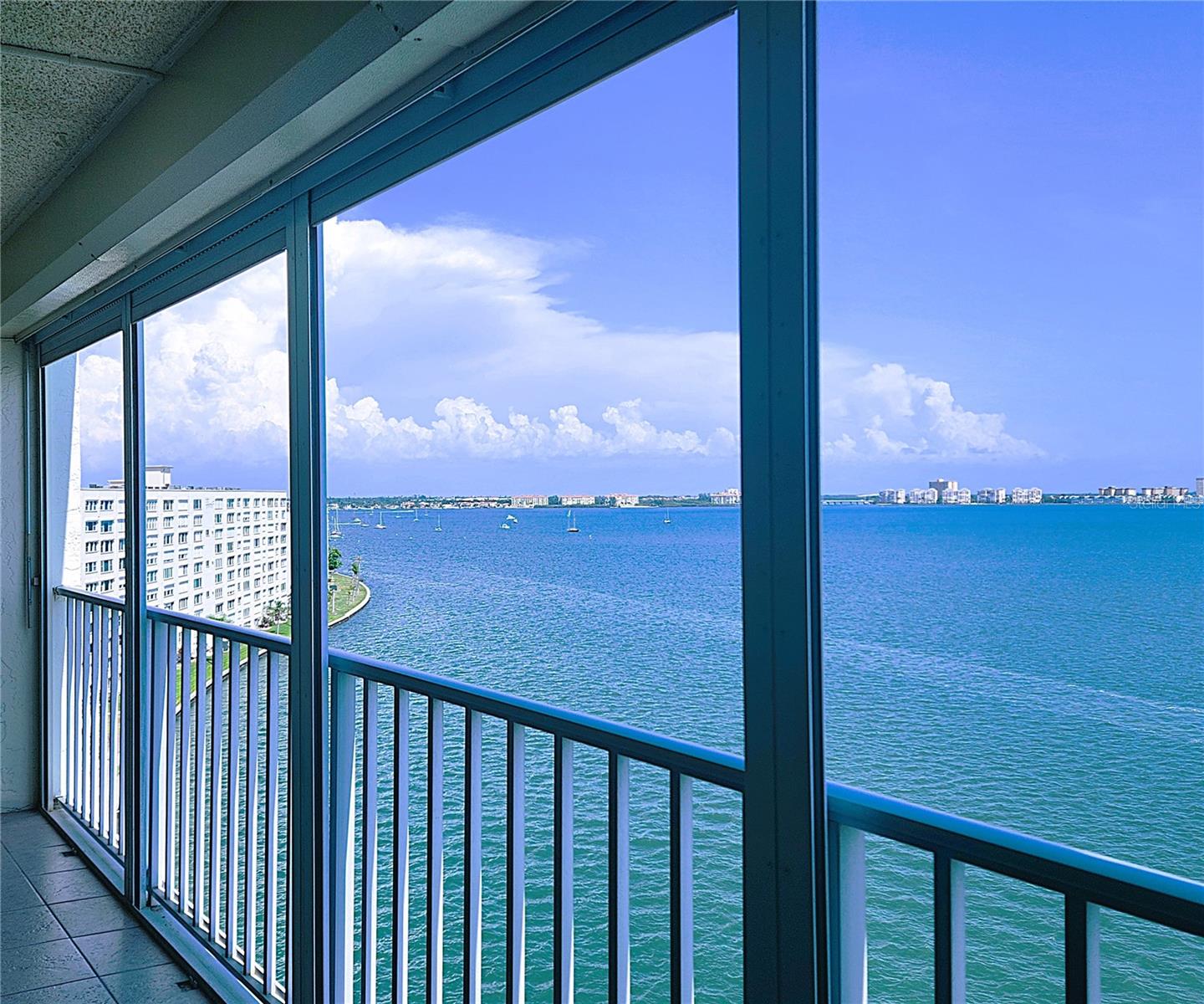 View of Boca Ciega Bay Aquatic Preserve & the Gulf from the balcony
