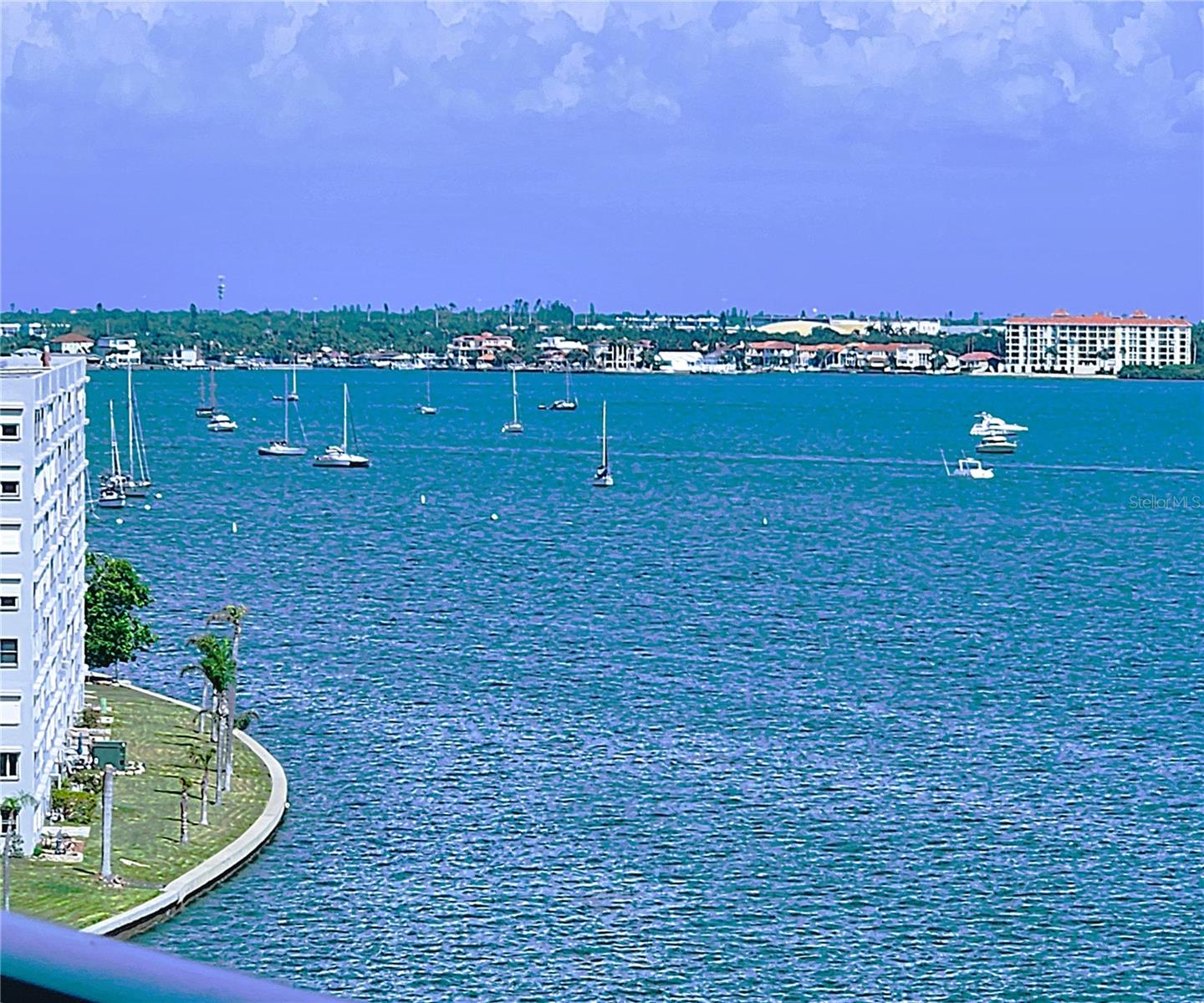 View of Boca Ciega Bay Aquatic Preserve & the Gulf from the balcony