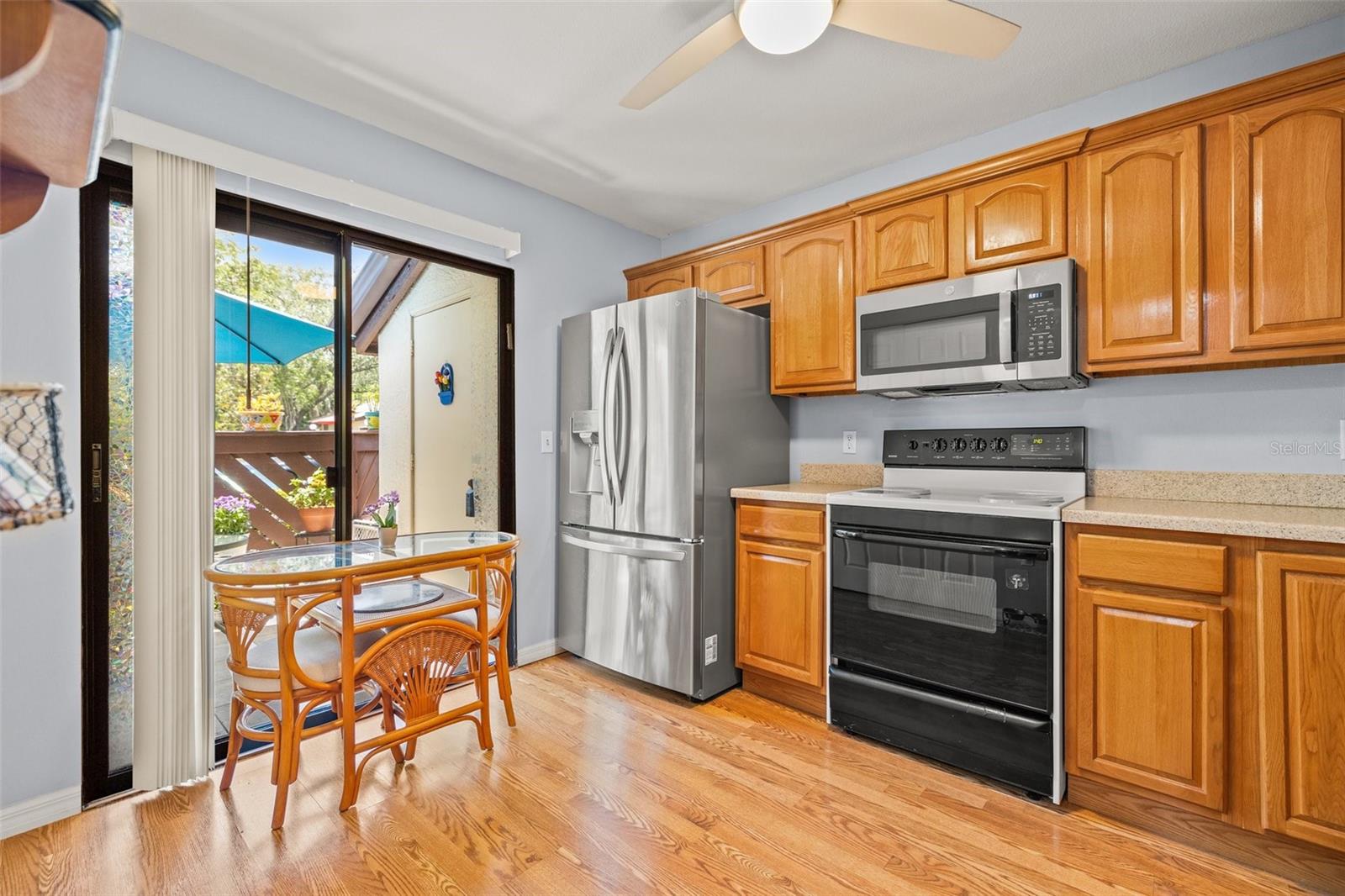Spacious kitchen with newer appliances