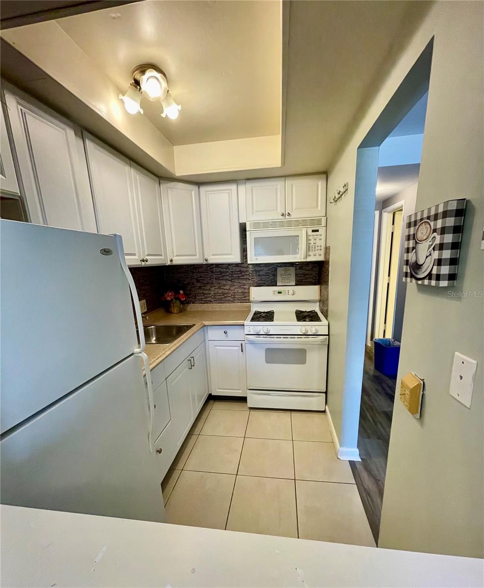 Updated kitchen, looking thru the pass-thru