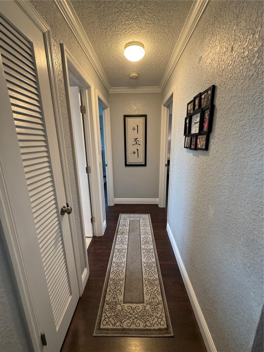 Hallway to bedrooms