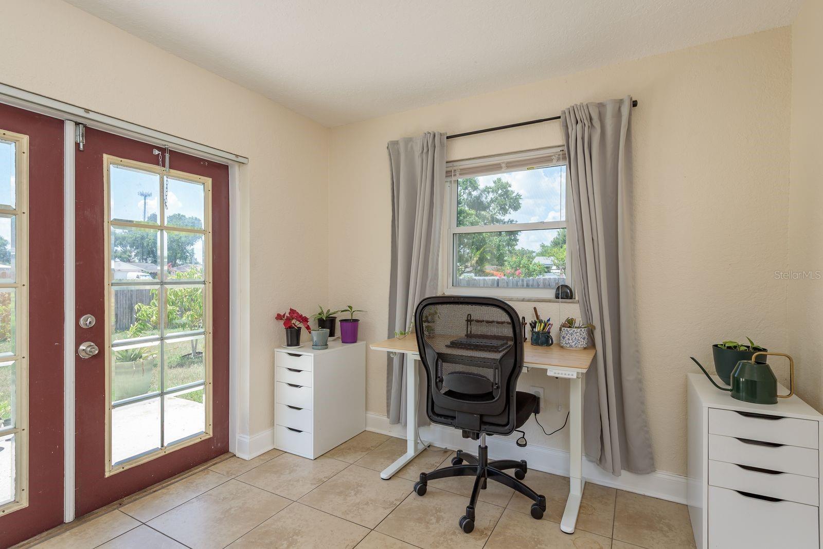 Plenty of space for an office nook off the dining area