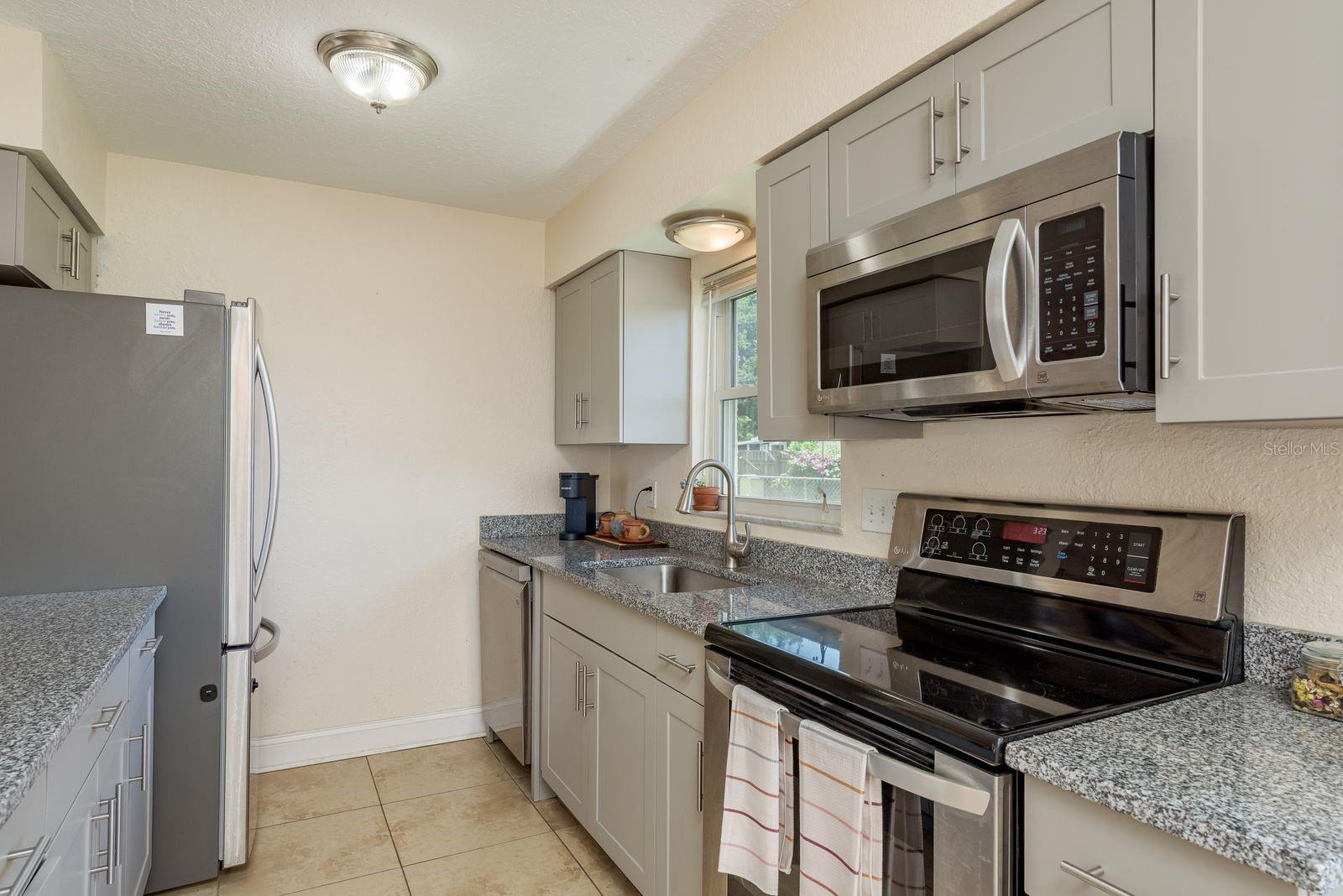 Modern Cabinetry and Granite countertops