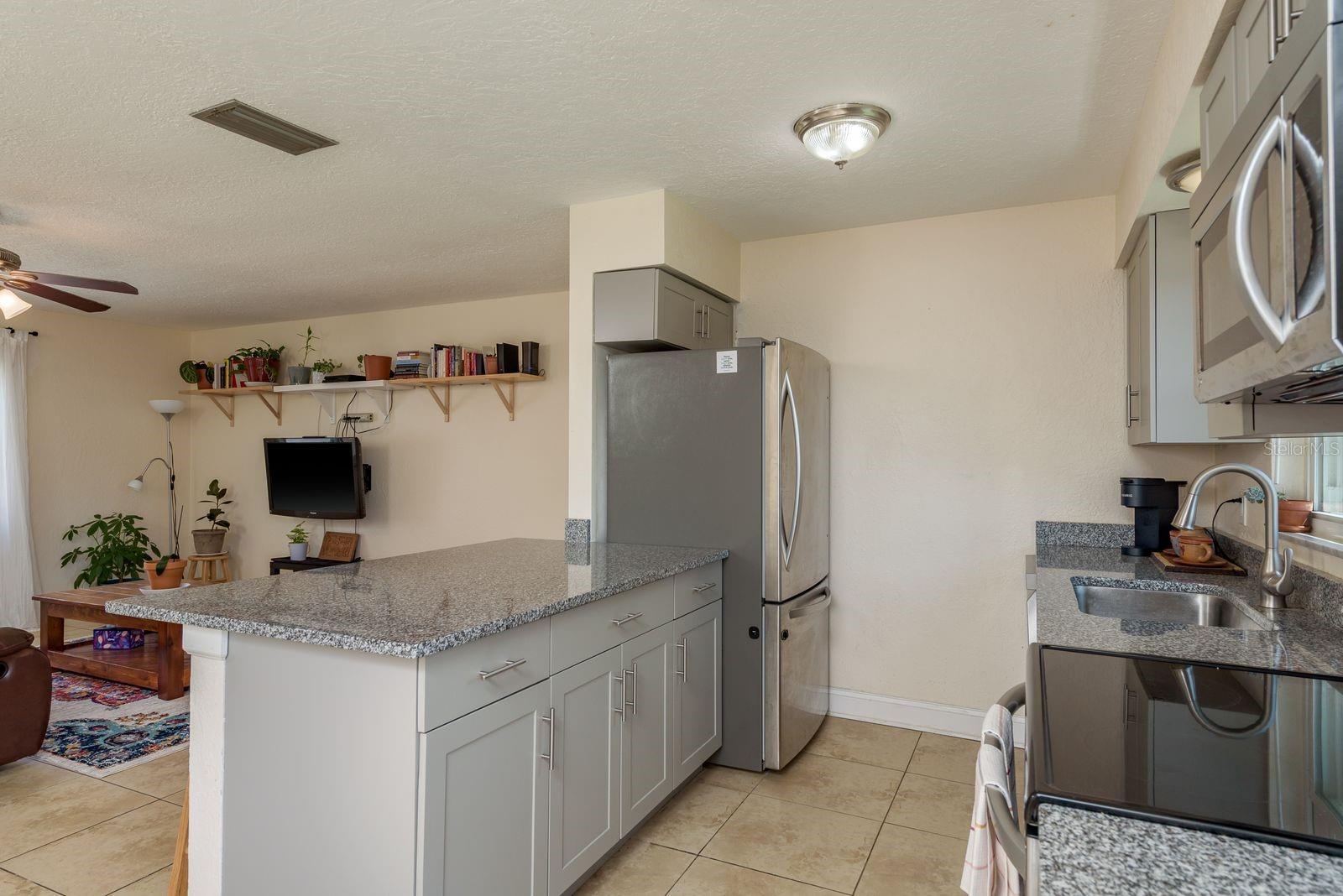Open Kitchen overlooking living room and dining room