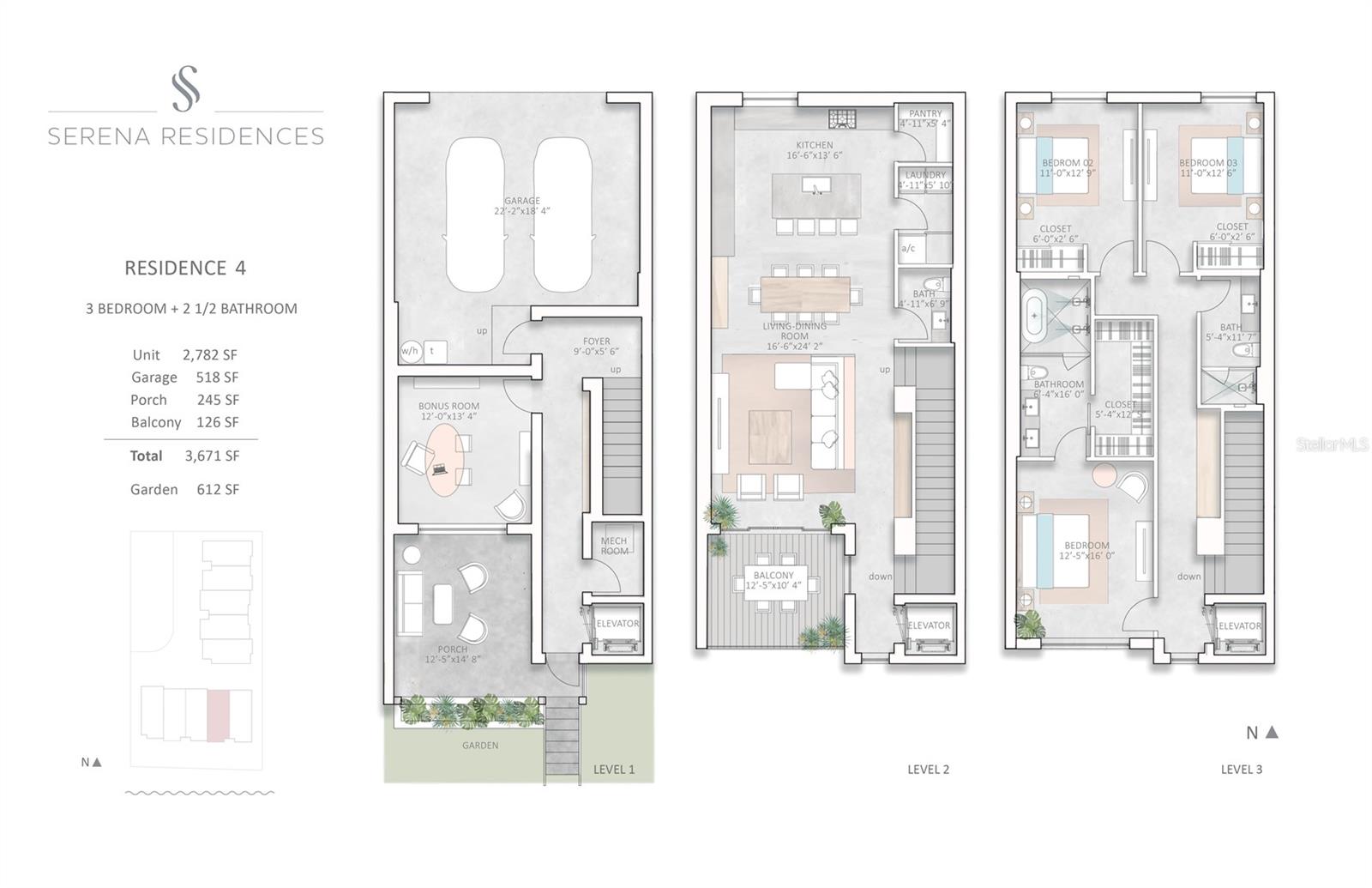 Residence 4 floorplan