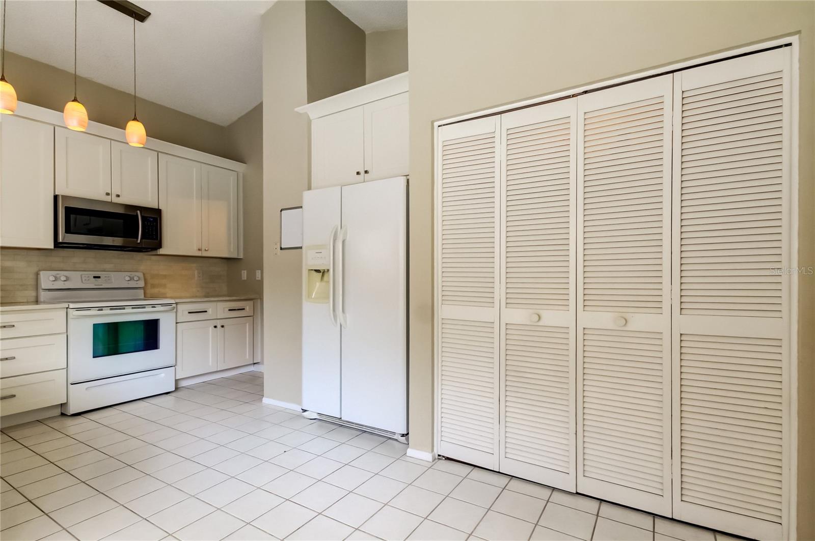 Plenty of pantry space for food
