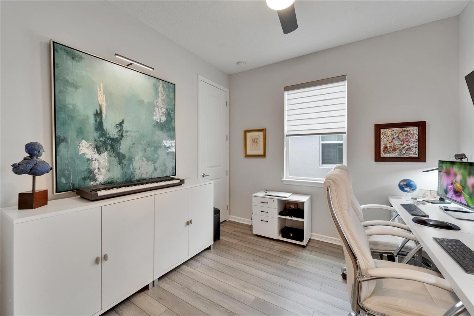 3rd bedroom being used as a home office