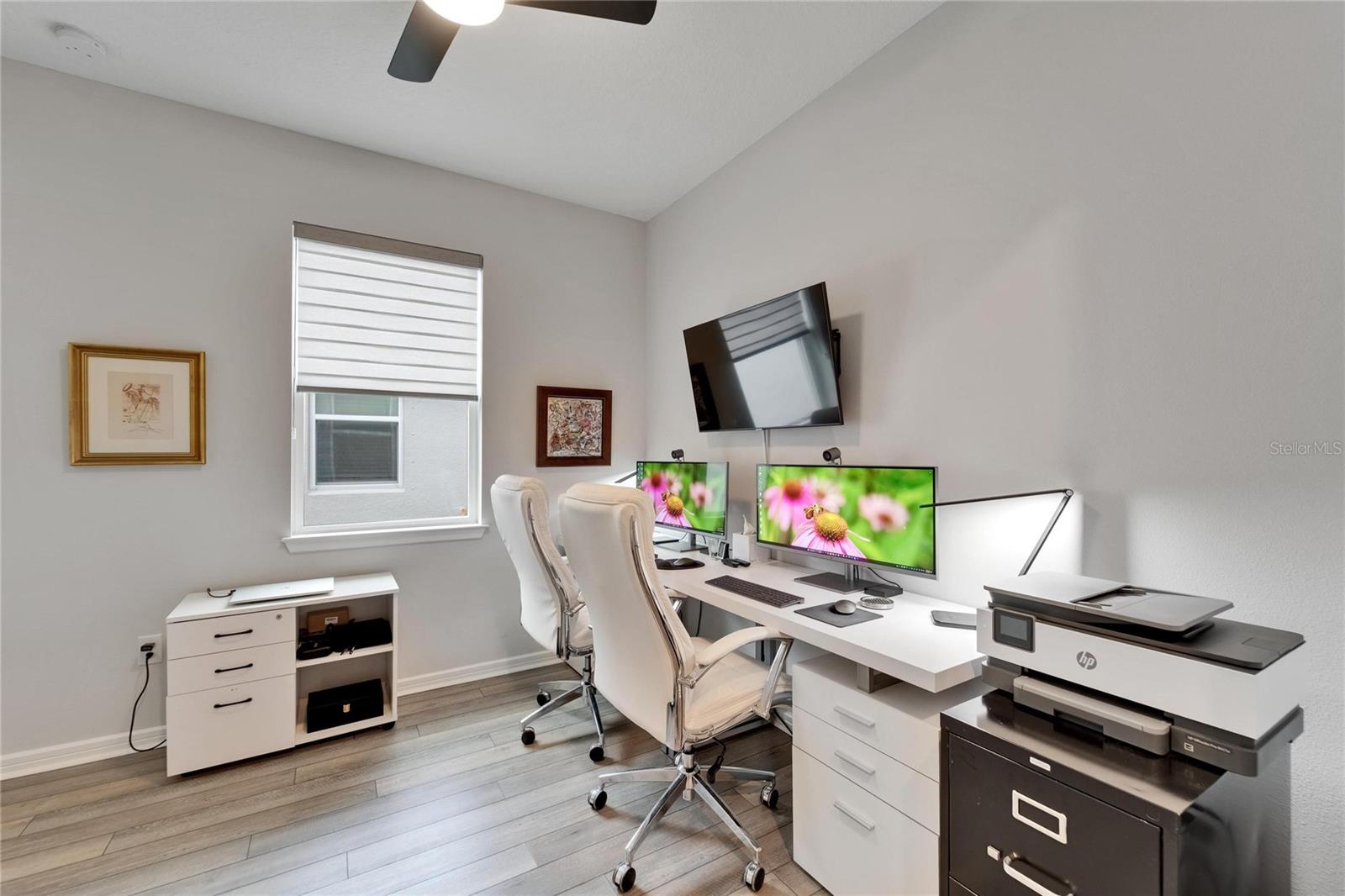 3rd bedroom being used as a home office