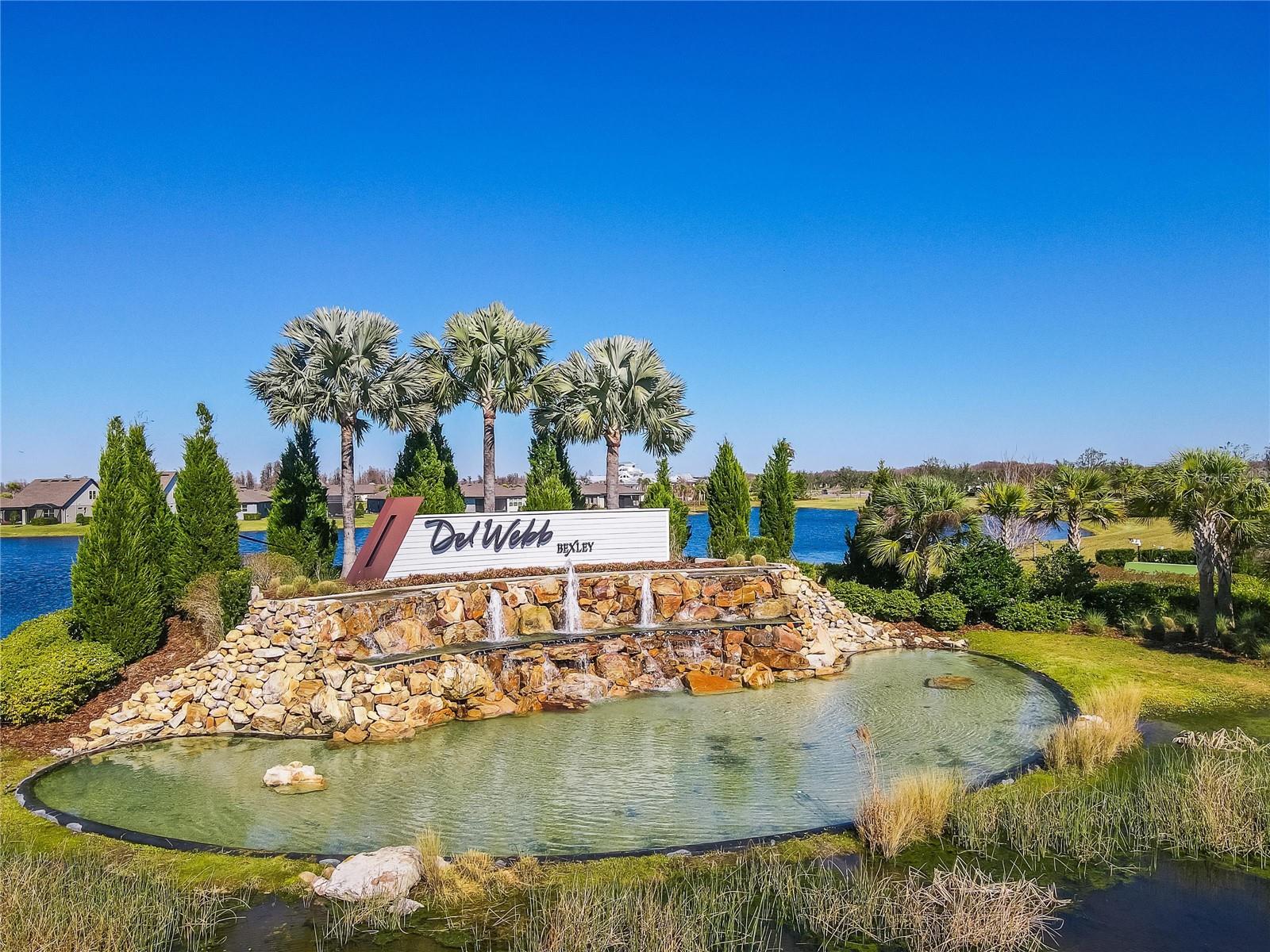 Entrance into Del Webb Bexley